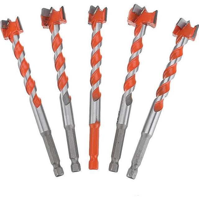 (22mm) 16-25mm Hex Shank Twist Forstner Drill Bit Set Hinge Hole Cutters Woodworking Saw