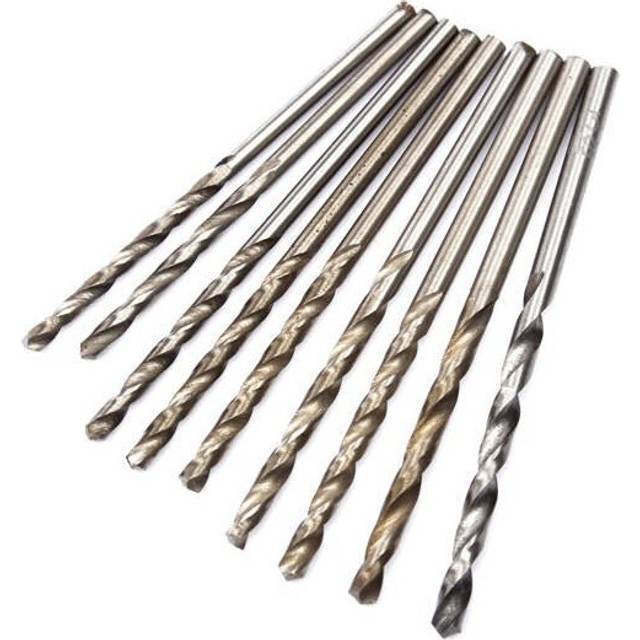 (1.3mm) 10Pcs 0.3-3mm Micro HSS Twist Drilling Bits Straight Shank Electrical Drill Tool