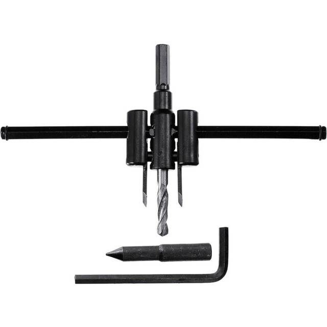 (200mm) 120/200/300mm Adjustable Circle Hole Saw Cutter Drywall Wood Board Hole Saw Drill Bit