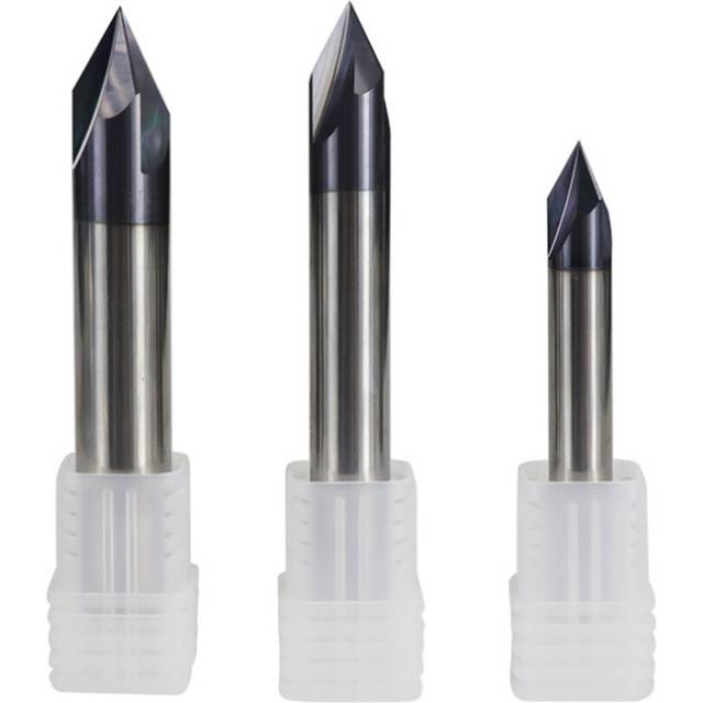 (12mm) 2-12mm 120 Degree Chamfer Mill 3 Flutes CNC Milling Cutter V Shape End Mill CNC Router Bit
