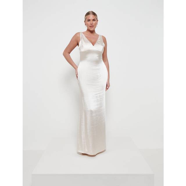Piper Maxi Bridesmaid Dress - Matte Champagne, 10