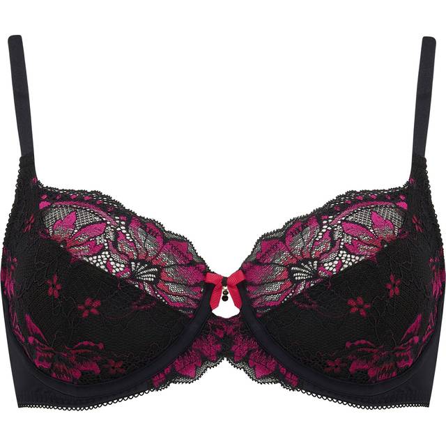 Pour Moi J'Adore Non Padded Bra - Black/Pink - 38F