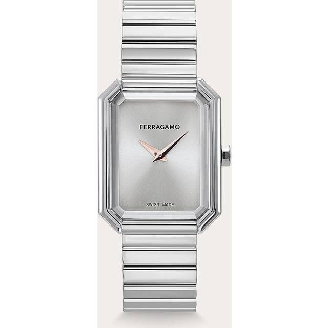 Ferragamo Women Ferragamo Crystal watch White