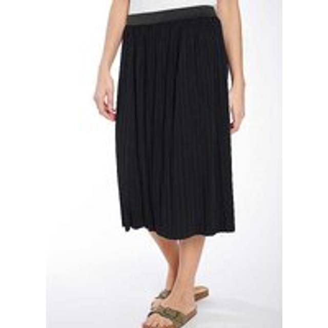 Hailys Elastic Waistband Maxi Skirt - Black