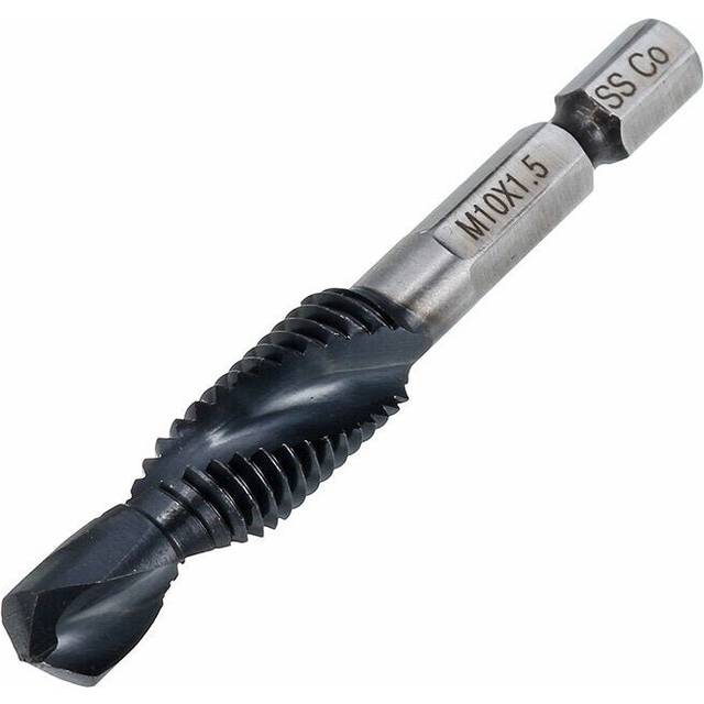(M8) HRC89 M3-M10 Combination Drill Tap Bit Set TiAlN Coated Deburr Countersink Drill Bits