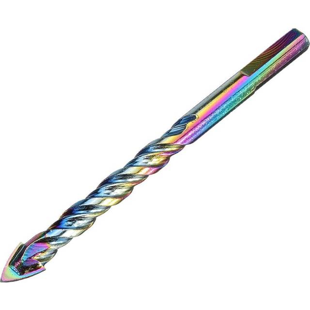 (10mm) 6-12mm Colorful Triangular Ceramic Tile Drill Bit 6/8/10/12mm Glass Drill Tool for Glass Wood Tiles Marble