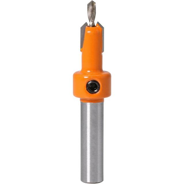 (4x10mm) 8mm Shank HSS Countersink Drill Router Bit 2.8x8 to 4x10mm Carbide Tip Screw Extractor Remon Demolition for Wood Milling Cutter