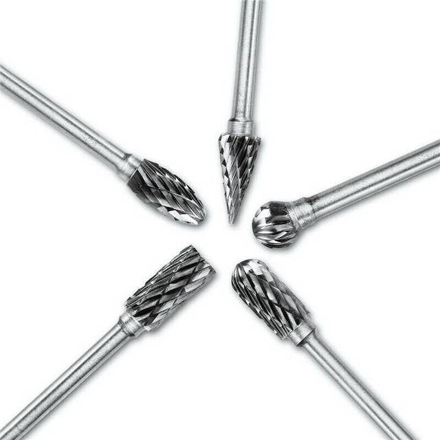 20pcs Tungsten Carbide Steel Rotary Burr Die Grinder Bit Carving Set