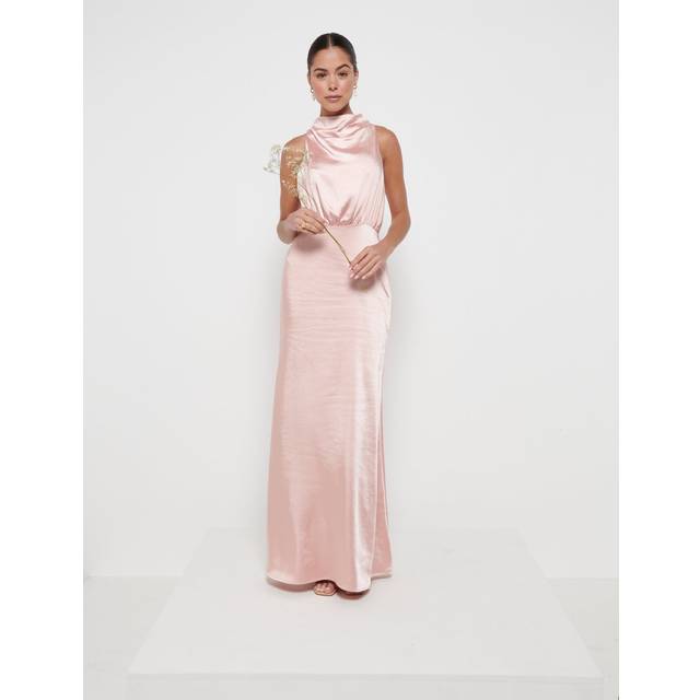 Farrah Maxi Bridesmaid Dress - Matte True Blush, 12