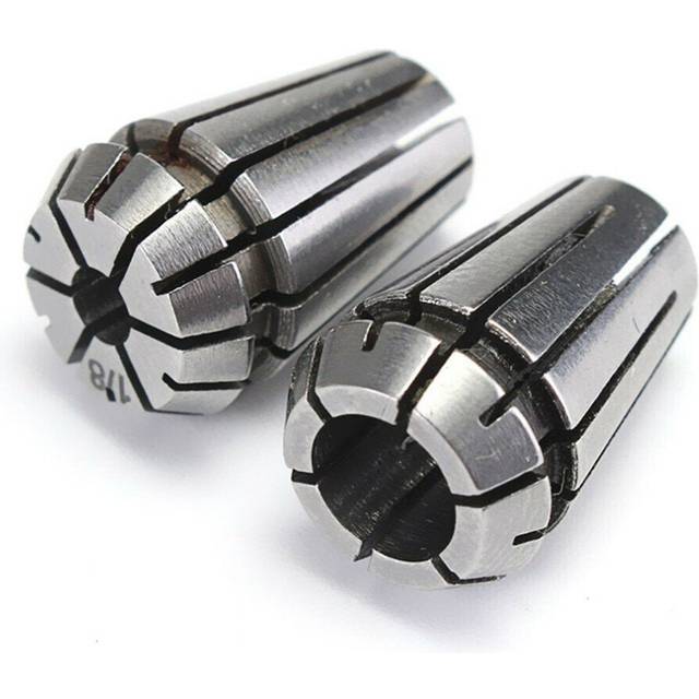 2pcs ER11 1/4 1/8 Inch Spring Collet Set for CNC Milling Lathe Tool Chuck