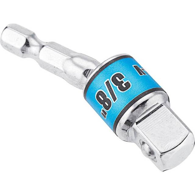(1/2) 1/4 Inch Hexagon Shank Change to Square Drive 1/4 3/8 1/2 Inch Universal Adujustable Angle Screwdriver Drill Extension Bar Adapter Drill Attachm