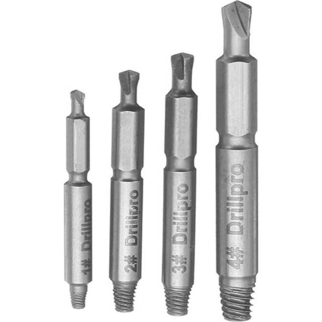 4pcs Small Size Double Side Damaged Screw Extractor Bolt Stud Remover Tool