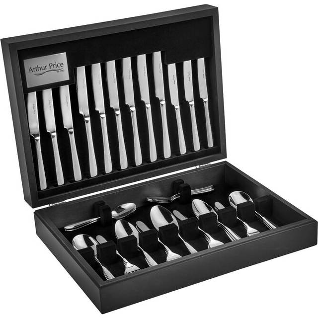 Arthur Price, Willow - 44 Piece Cutlery Set, Service for 6 - Silver (44)