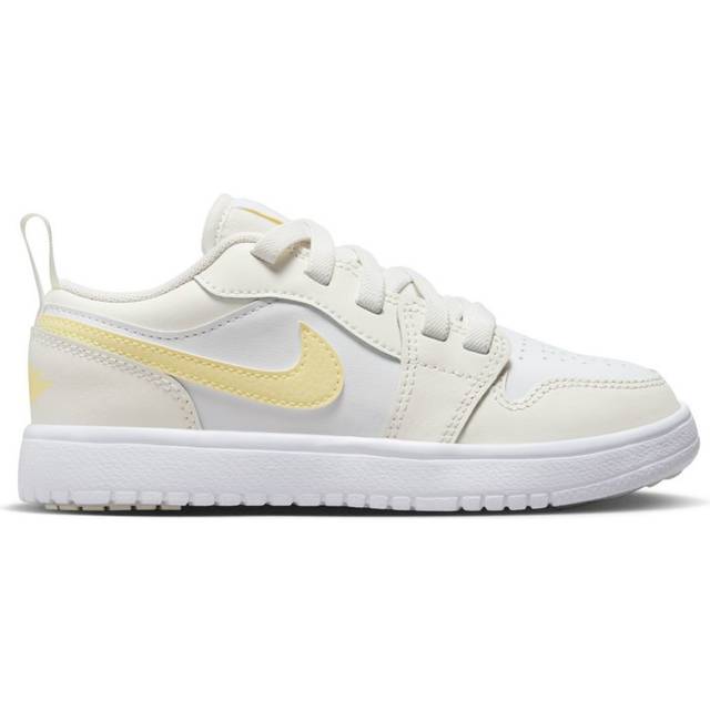 Air Jordan 1 Low ALT PS Sail Light Laser Orange Kids Sneakers White Laser-Fuchsia FN7376-181 28