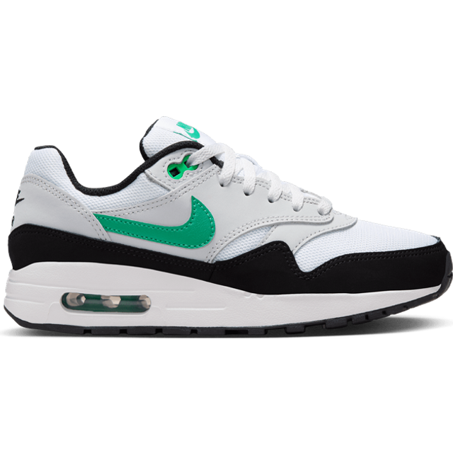 Nike Air Max 1 GS Black Stadium Green Kids Sneakers White Pure-Platinum DZ3307-108 38
