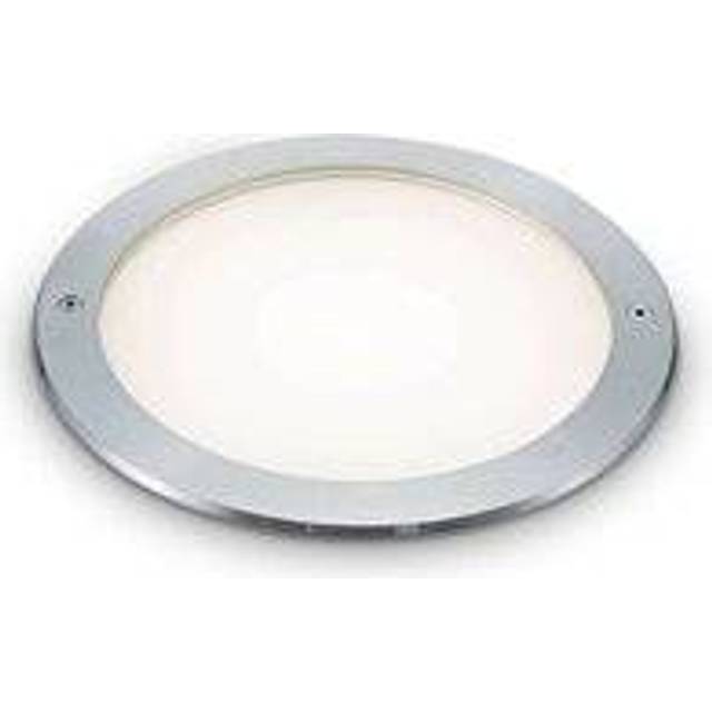 Ideal Lux Taurus Integrated LED Outdoor Recessed Ground Light Wide Round Steel 620Lm 3000K IP67