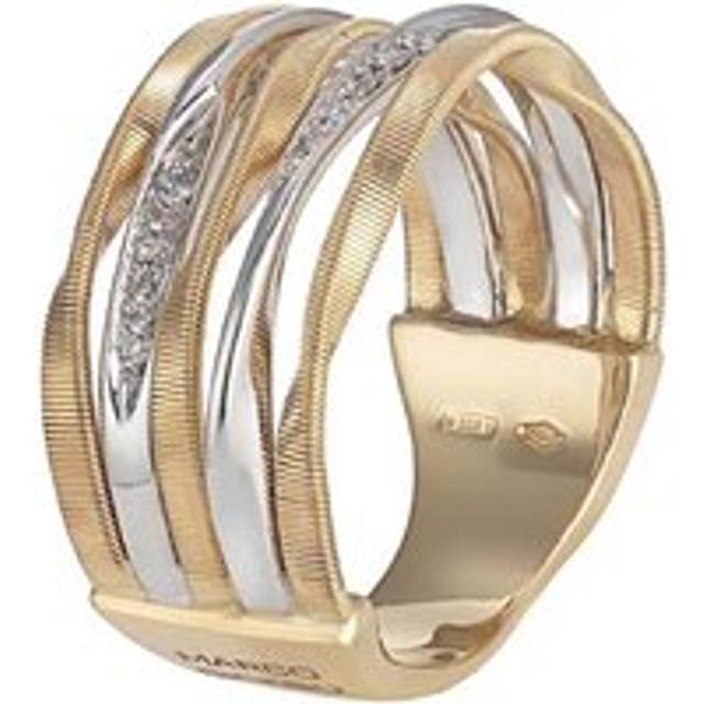 Marco Bicego Marrakech Onde 18ct Yellow Gold Diamond Ring - L