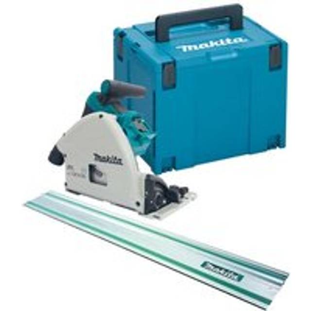 Makita DSP600ZJ 36v Twin 18v Brushless Plunge Cut Circular Saw 1x1.5m Guide Rail