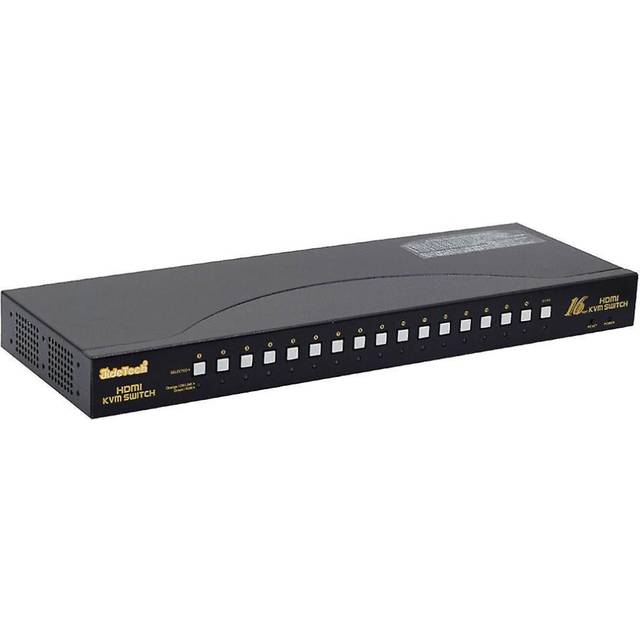 1X2 hdmi splitter 1 input 2 output video switch 1x16 kvm hdmi switch 16 port usb automatic computer switch support 1080p