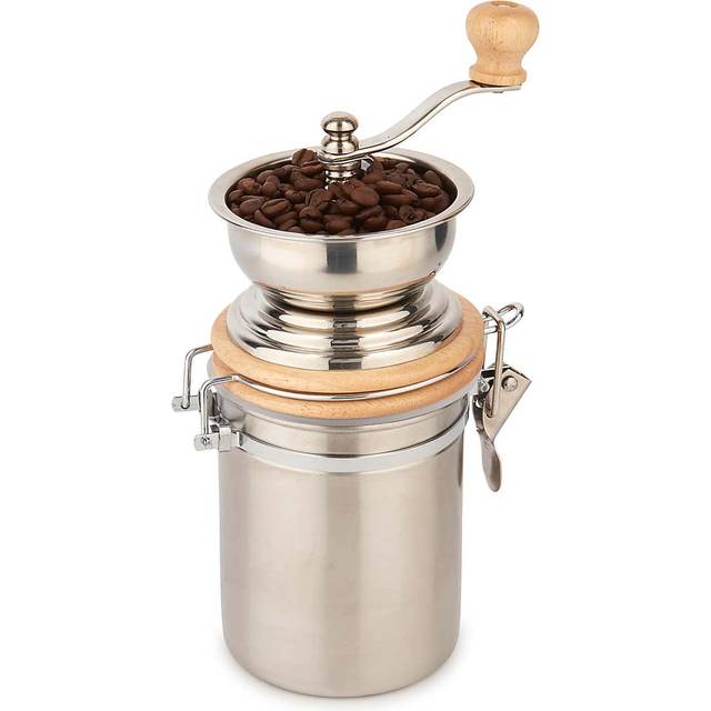 La Cafetiere La Cafetière Traditional Hand-operated Coffee Mill, Silver