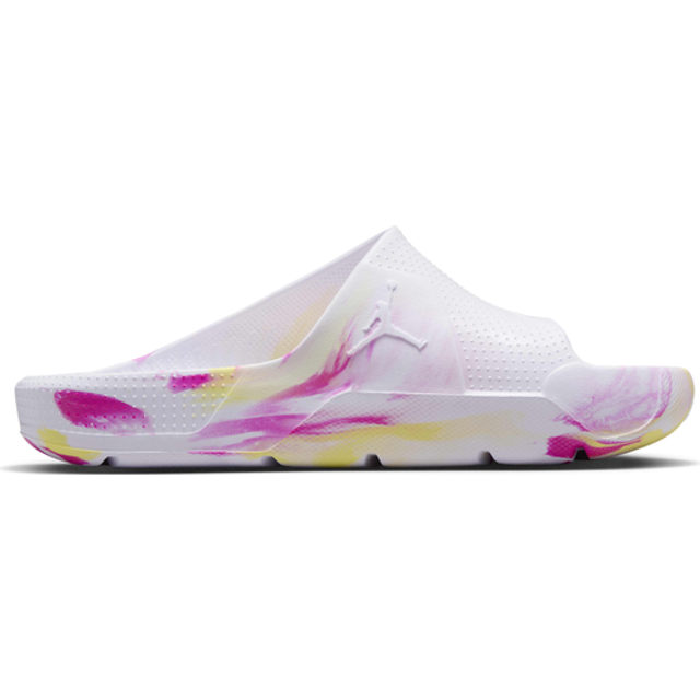 Air Jordan Jordan Post Slide GS White Fuchsia Marbled Kids Sneakers Laser-Fuchsia Light-Laser-Orange FZ3154-156 38.5