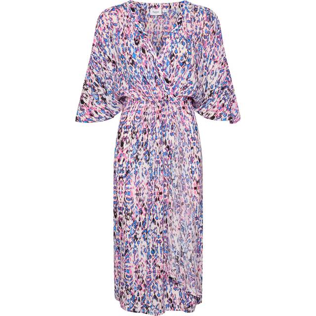 Saint Tropez Everley Half Sleeve Wrap Dress - Pink