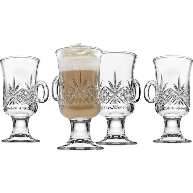 Godinger Set Of 4 Dublin Crystal Irish Coffee Mugs