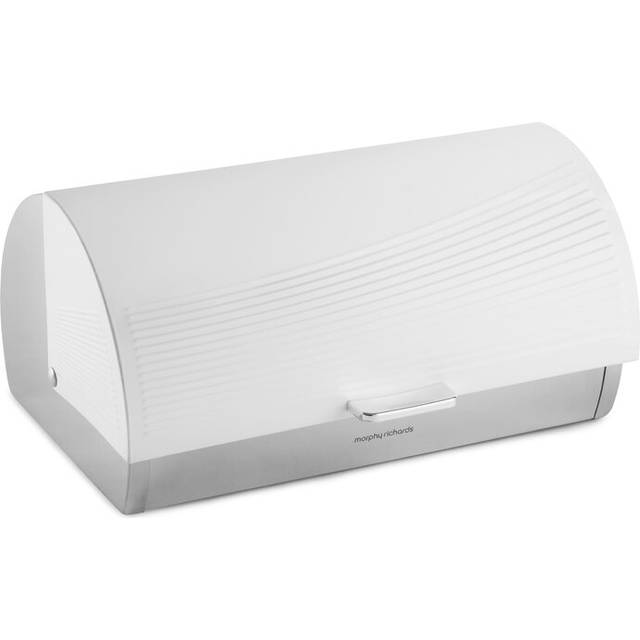 Morphy Richards 978052 Dimensions Roll Top Bread Bin S/S, Ivory Cream