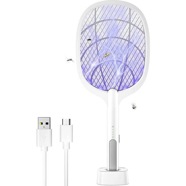 Bug Zapper Racket Fly Killer Electric Mosquito Insect Pest Swatter Bat