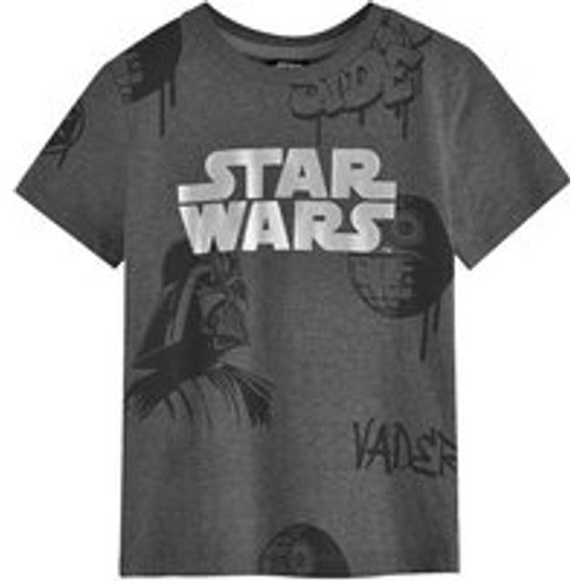 (4-5 Years, Grey) Star Wars Boys Darth Vader T-Shirt