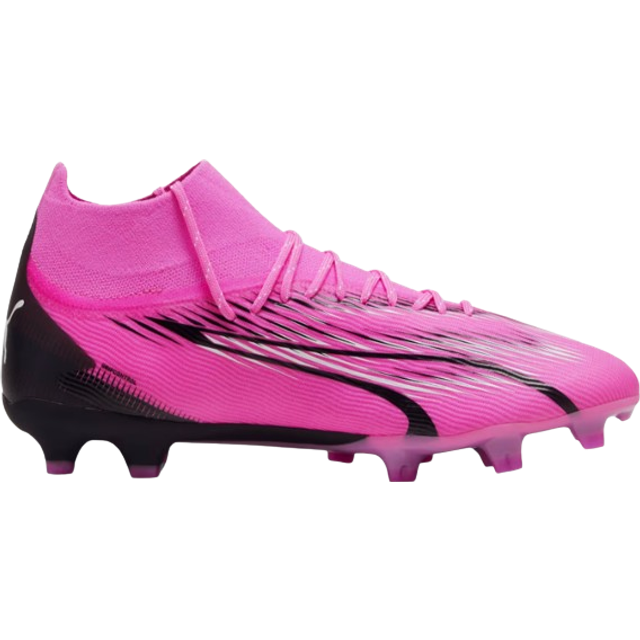 PUMA Ultra Pro Fg/Ag fotbollssko för män, Gift rosa Puma vit Puma svart, 42 EU