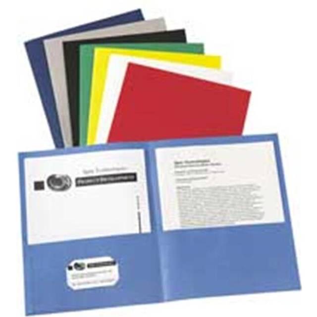 Avery Consumer Products  Two Pocket folder- 8-.50in.x11in.- W-O Fasteners- Assorted
