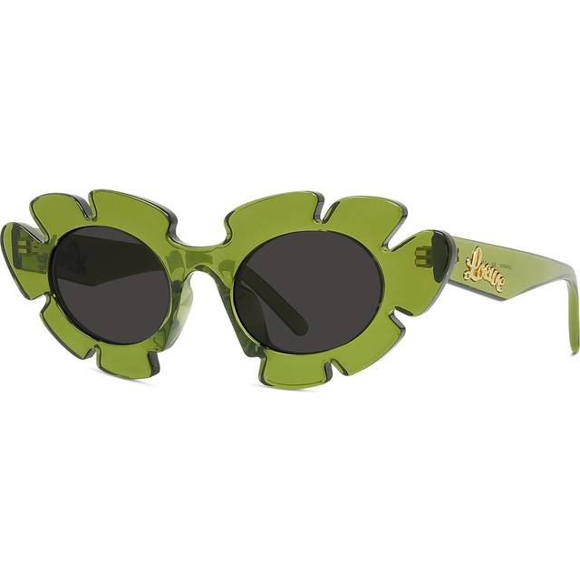 Loewe Unisex Sunglass Paulas Ibiza LW40088U -  Frame color: Green, Lens color: Grey