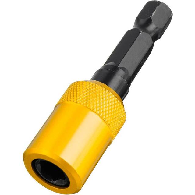 (Yellow) 60mm Conversion Bit Extension Rod Electric Screwdriver Lengthened Quick Release Self-locking Extension Rod