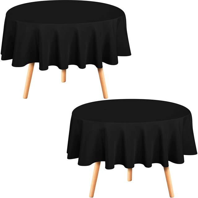 Utopia Kitchen Round Table Cloth 2 Pack 60 Inches Sort Dug Sort