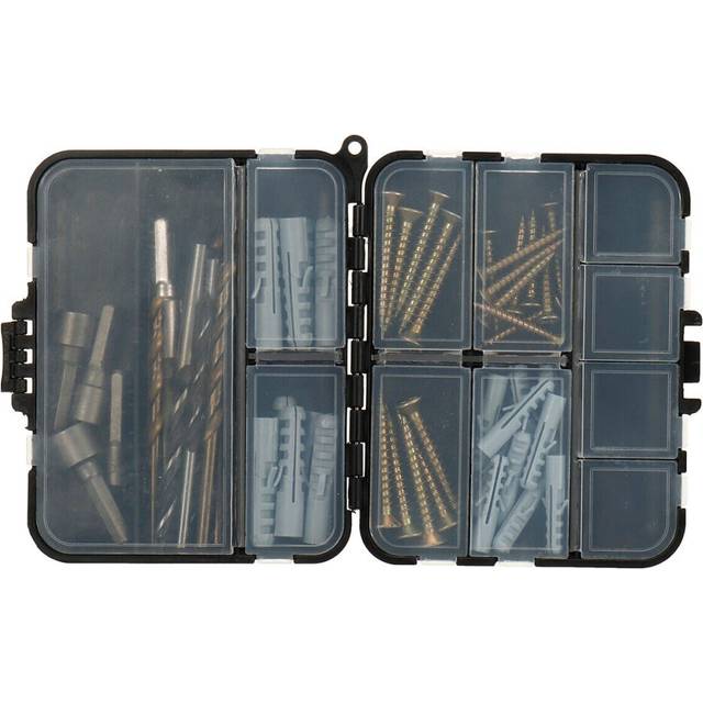53pcs Electric Screwdriver Accessories Expansion Screws Sockets Drill Bits Alloy Steel Drill Bits