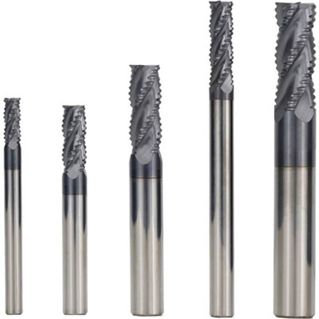 (12x30x75mm) 4/6/8/10/12mm Tungsten Carbide HRC55 Roughing End Mill 4 Flute Spiral CNC Router Bit TiAIN Coating End Milling Cutter