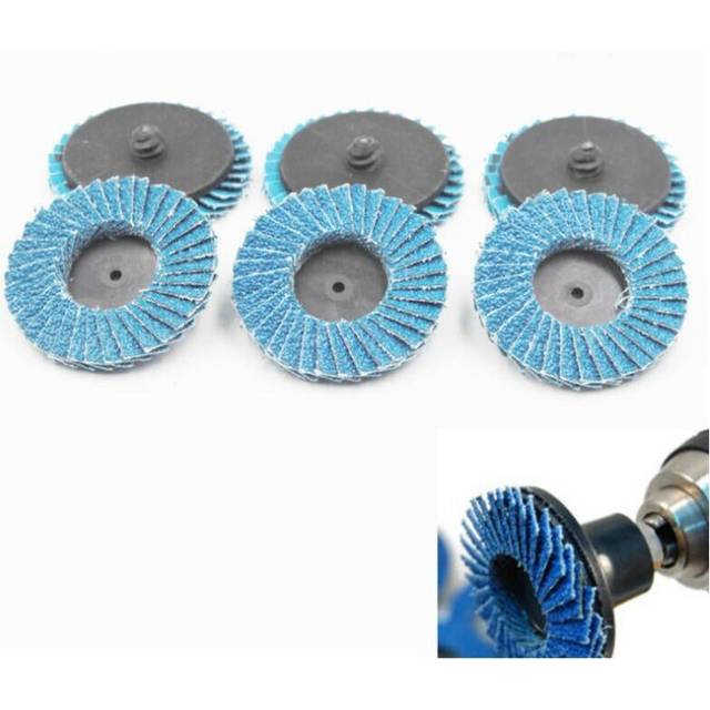 50mm Grinding Wheel Torque Sand Disc 80 Grit Flat Disc Pneumatic Polishing Tool