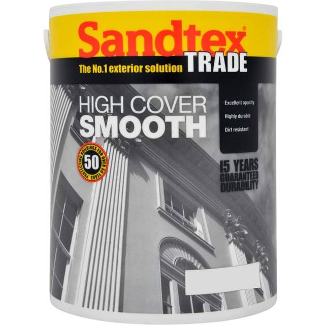 Sandtex Trade - High Cover Smooth Light Cream 5L
