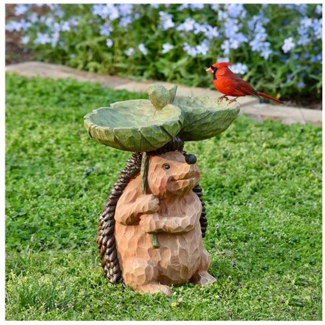 (Hedgehogs) Garden Decor Craft Yard Animal Sculptures Ornaments Garden
