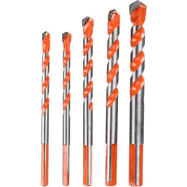 (5pcs) 5pcs 6-12mm Multi Construction Hole Saw Cutter for Concrete Masonry Wood Aluminum