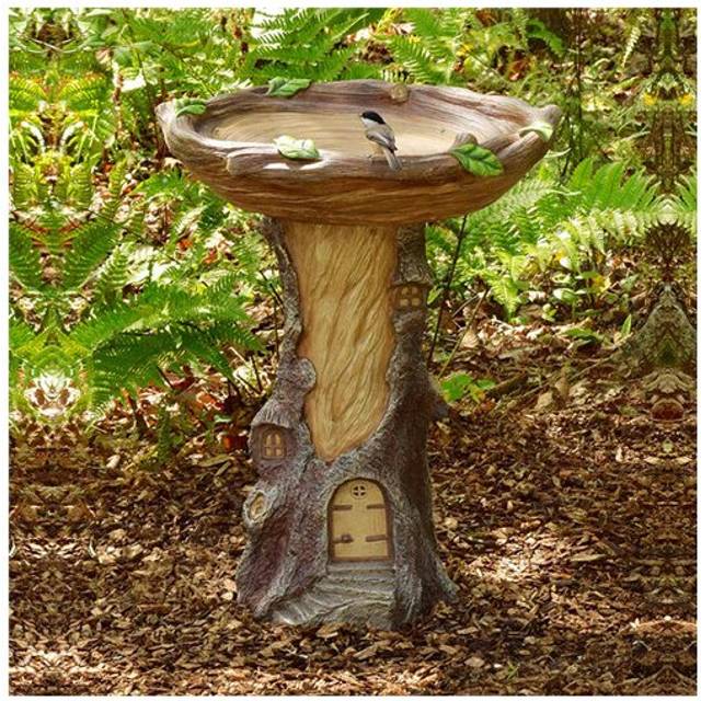(Treehouse) Garden Decor Craft Yard Animal Sculptures Ornaments Garden