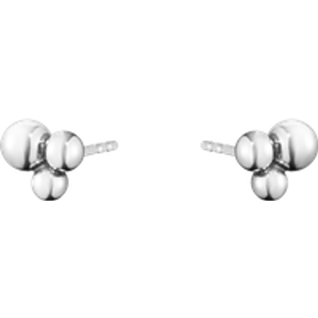 Georg Jensen Moonlight Grapes Sterling Silver Stud Earrings