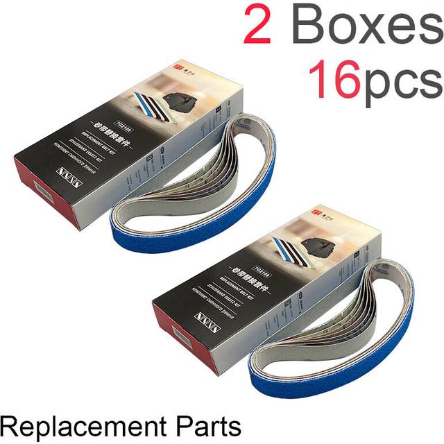 (a-2 Boxes 16pcs Accessories) TAIDEA TG2109 4Color Knife Sharpener Sanding Belt Electric Grit 120/320/600/1000# TG2002 Accessories Exclusive Replaceme