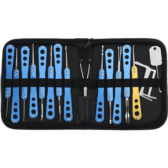 Unlocking Lock Pick Set Key Extractor Transparent Practice Padlock Tools