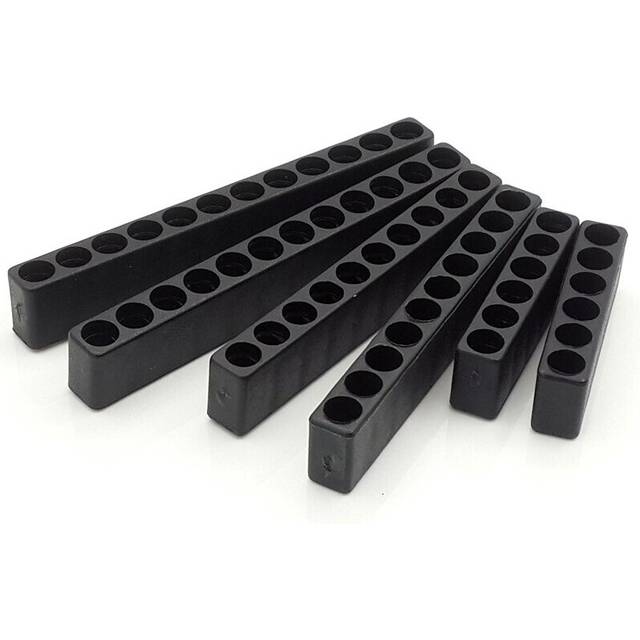 5Pcs Set 6/8/10/12/15 Holes Hex Shank Screwdriver Bit Holder Plastic Screwdriver Head Storage Drill Bit Stand Power Accessories