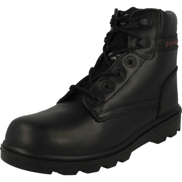 (UK 9, Black) Mens Z.E.P.H.Y.R Steel Toe Safety Work Boot ZX17