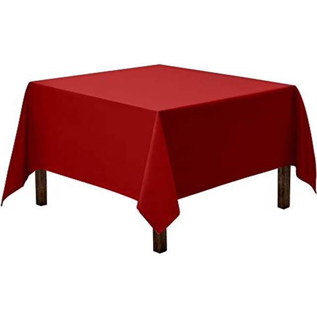 Moda Square 85 x 85 Inch Red Tablecloth Red