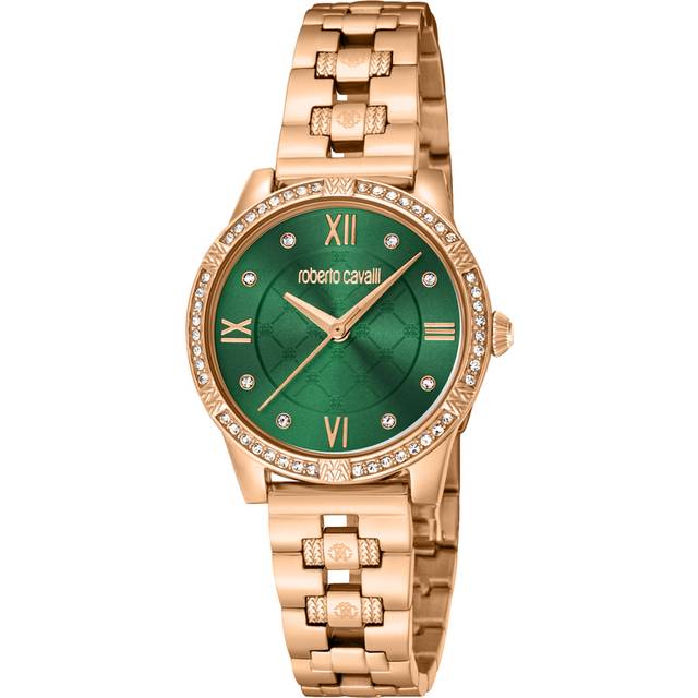 Roberto Cavalli RC5L032M0075 Womens Quartz Dark Green Stainless Steel 5 ATM 30 mm Watch - One Size