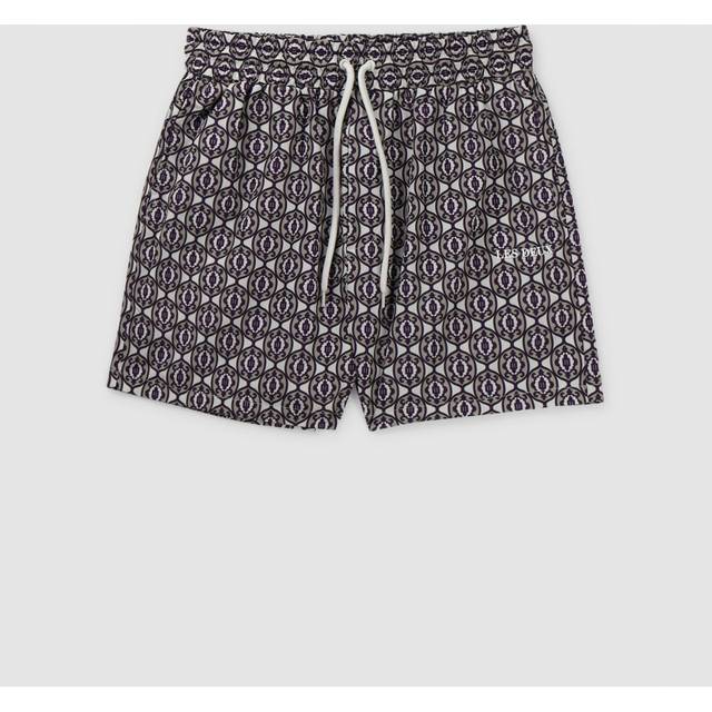 LES DEUX Mens Jake Track Shorts In Light Sand Ivory Mens Clothing Size: S, Colour: Multi Fabric